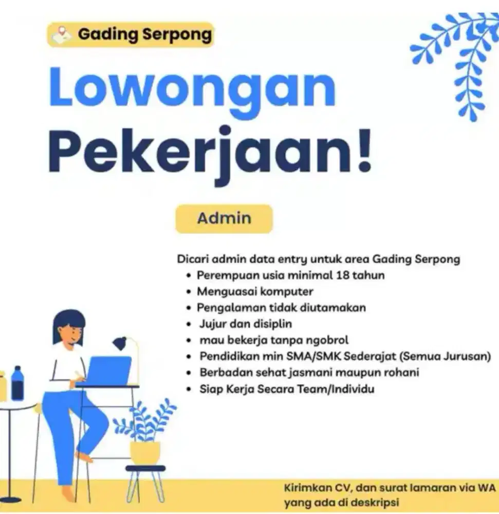 Loker Admin pembukuan