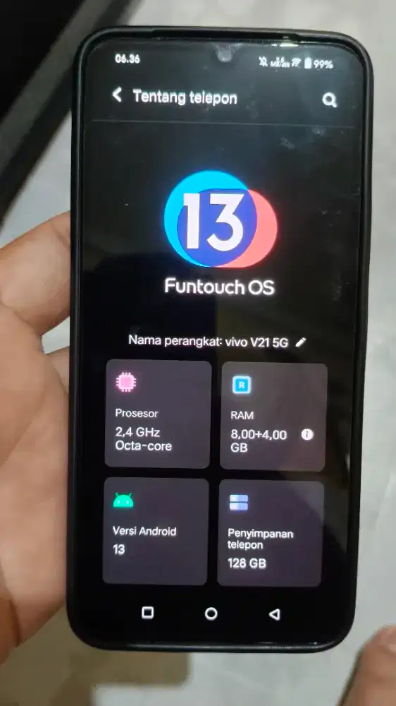 HP Vivo V21 5G 12/128