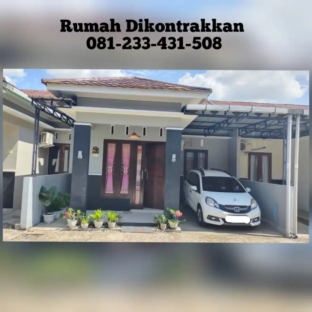 Dikontrakkan Rumah di Jl Bali, Cilacap Tengah