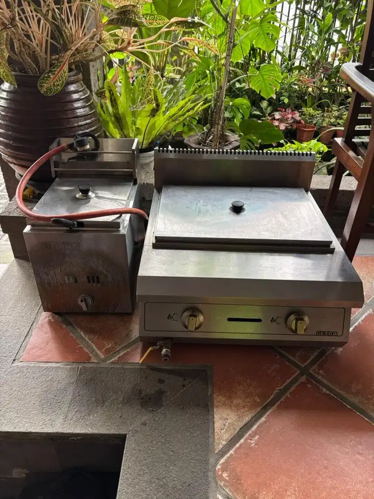 Dijual 1 Paket (Getra Gas Fryer + Gas Pasta/Noodle Cooker)