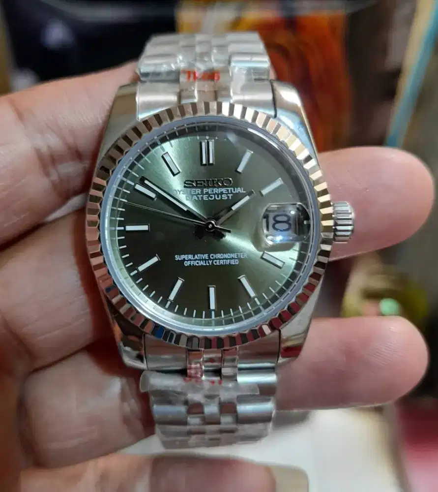 Seiko mod datejust 36mm midsize nh35 movement