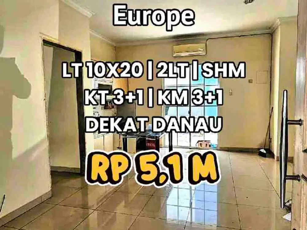 Wilson Rumah cluster favorit di green lake city uk 10x20