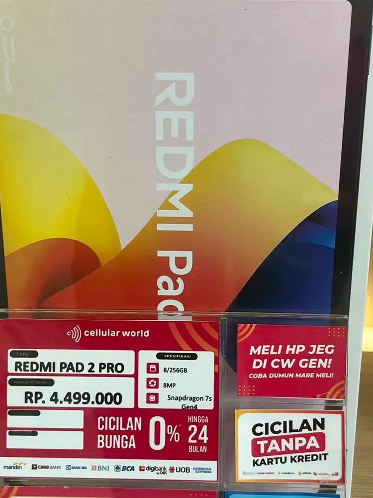 Ready redmi pad 2 pro bisa cicil hanya ktp aja