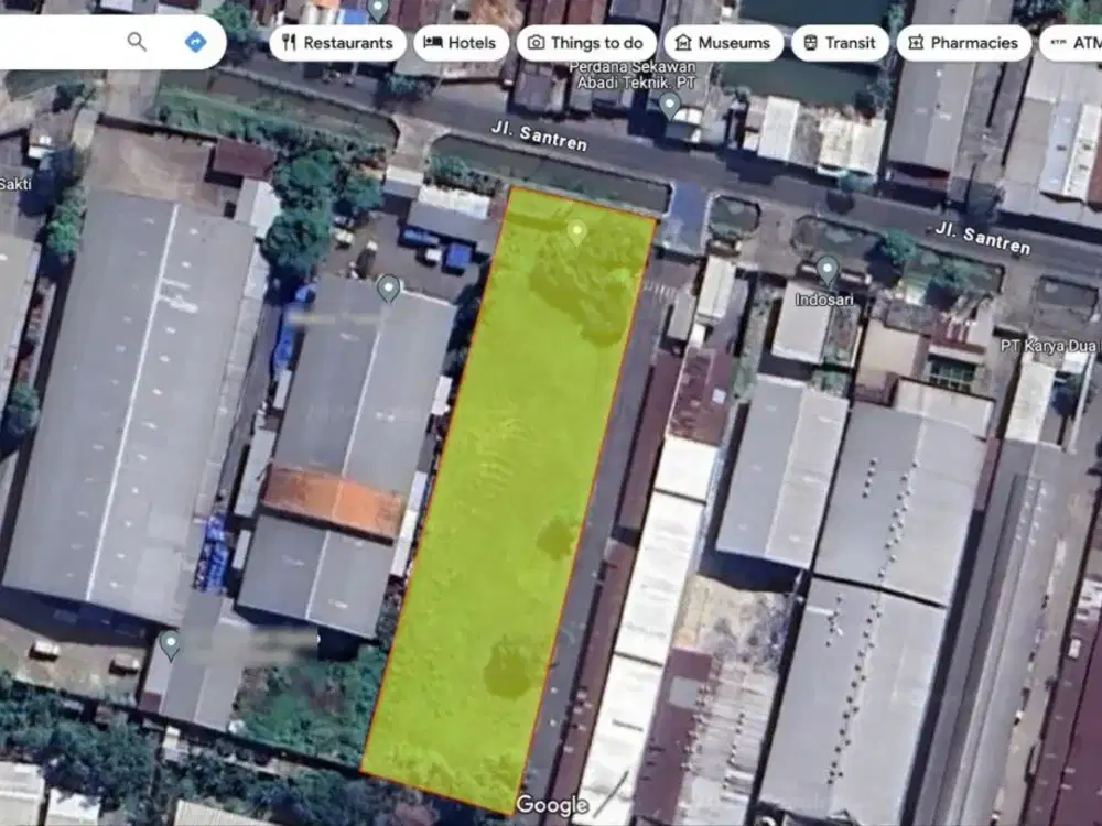 Dijual Gudang Gedangan Sidoarjo Lokasi Strategis