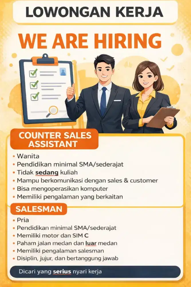 ASSISTANT & SALESMAN