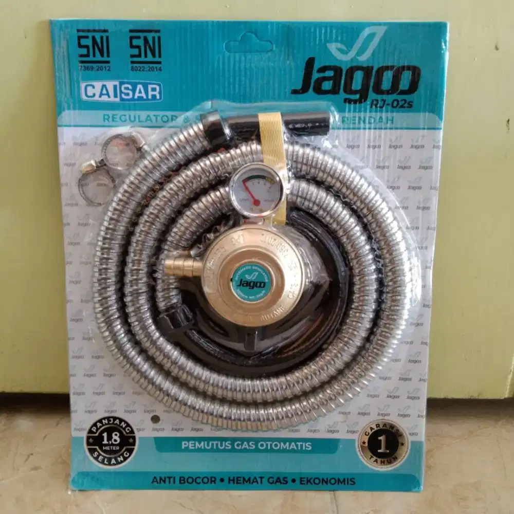 Regulator Meter + Selang Fleksibel Jagoo RJ-02S
