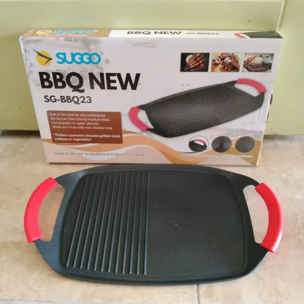 Suggo Bbq New/ Multi Grill Handle Merah Suggo SG-BBQ23