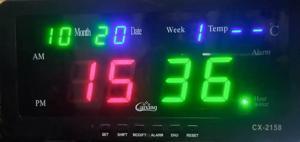 Jam Digital Dinding Bisa Untuk Meja CX-2158,normal,murah,NET.