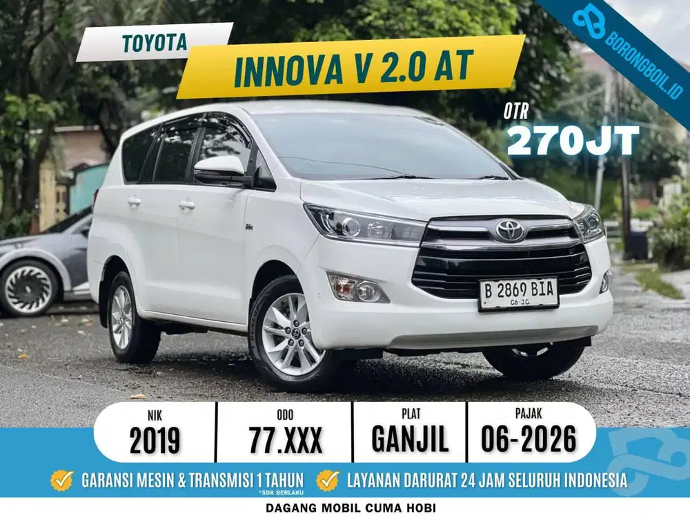 Toyota Kijang Innova 2.0 V at 2019 Siap Pakai