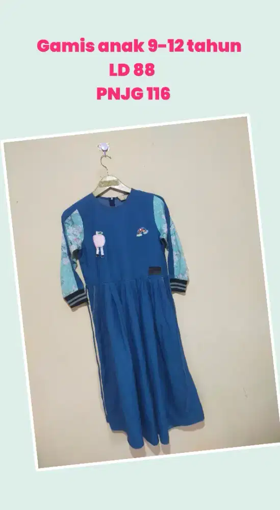 Gamis anak Denim