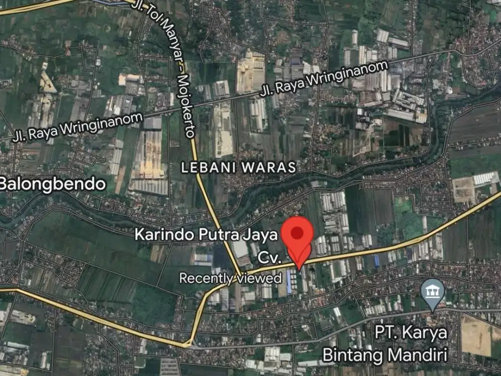 Dijual Tanah Strategis di 0 Jalan Bypass Krian