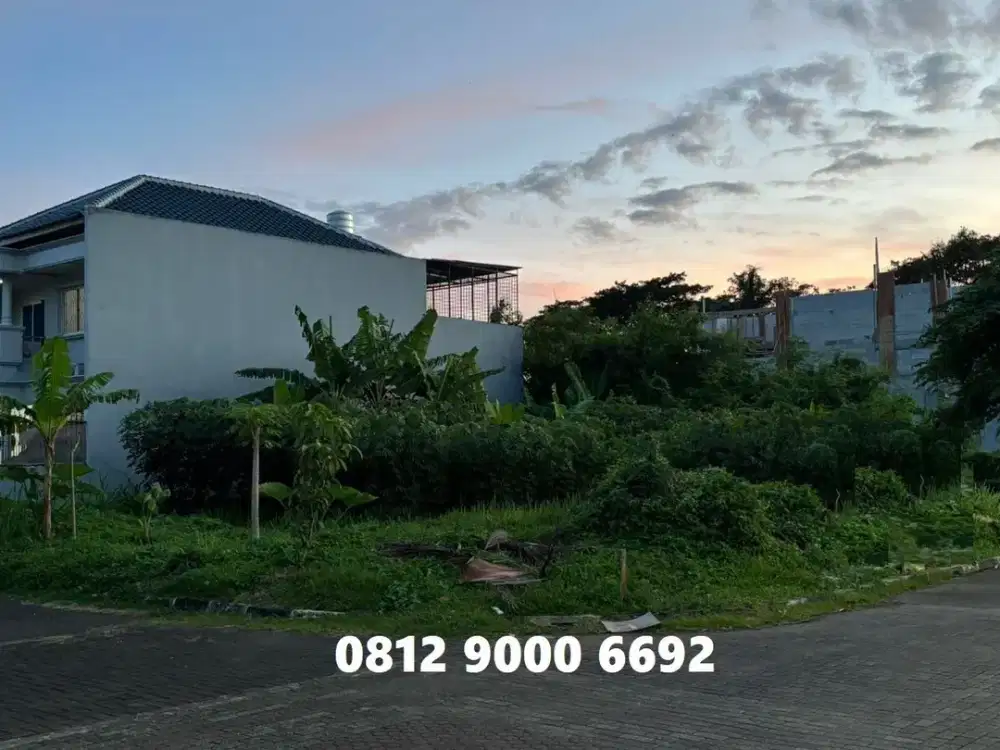 Jual Tanah Kavling Hook Taman Golf Tengah Modernland Kota Tangerang