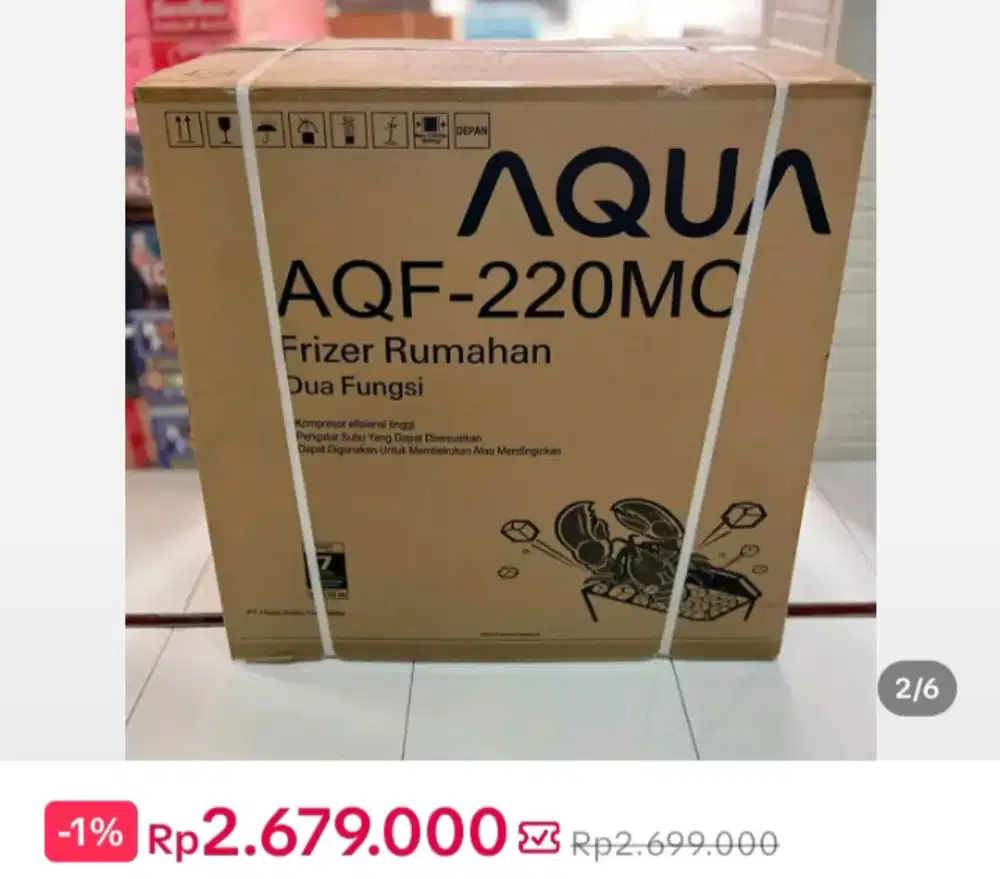 Frezzer box masih baru