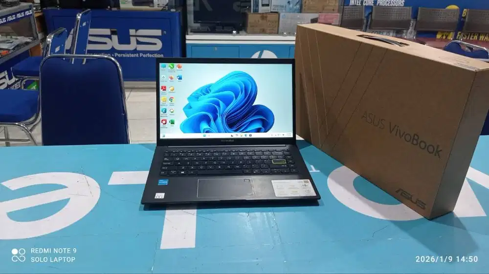 ASUS VIVOBOOK K431E CORE i3 GEN 11 RAM 8GB/SSD 512GB FULL SET SLIM