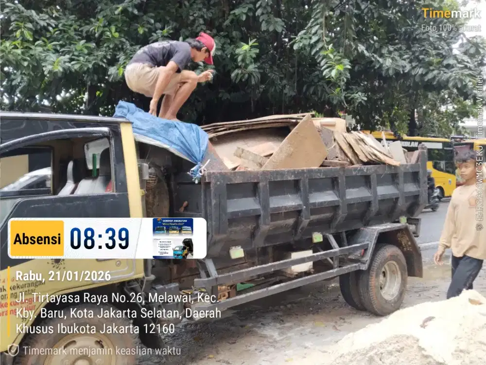 Jasa buang puing dan pengurugan