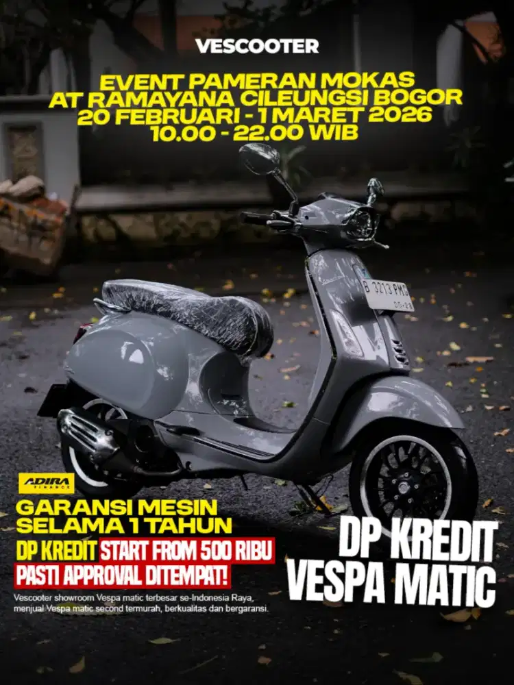 PIAGGIO VESPA SPRINT IGET ABS FACELLFT 2023 MURAH BISA KREDIT
