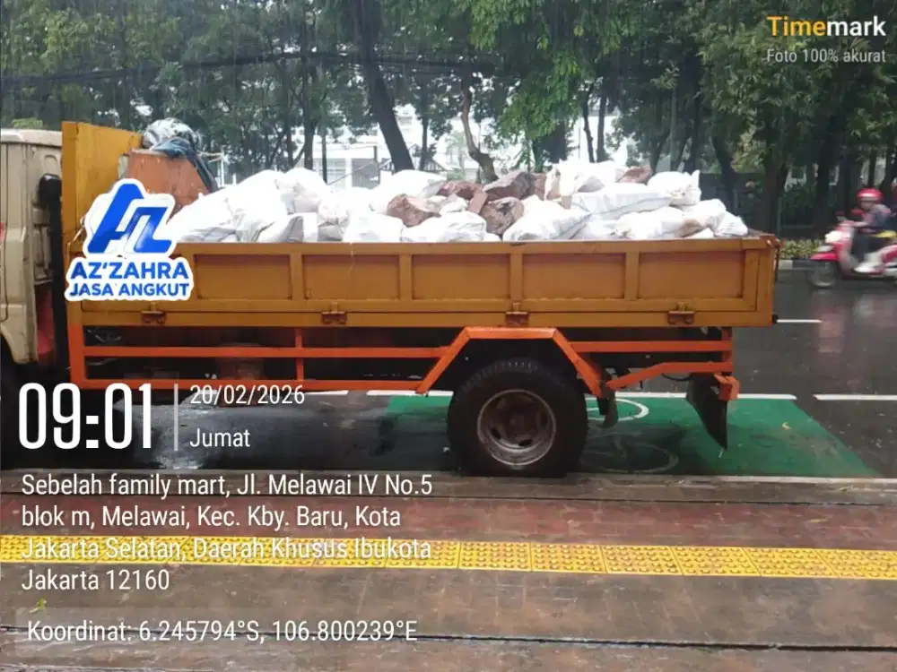 Jasa angkut puing dan buang sampah