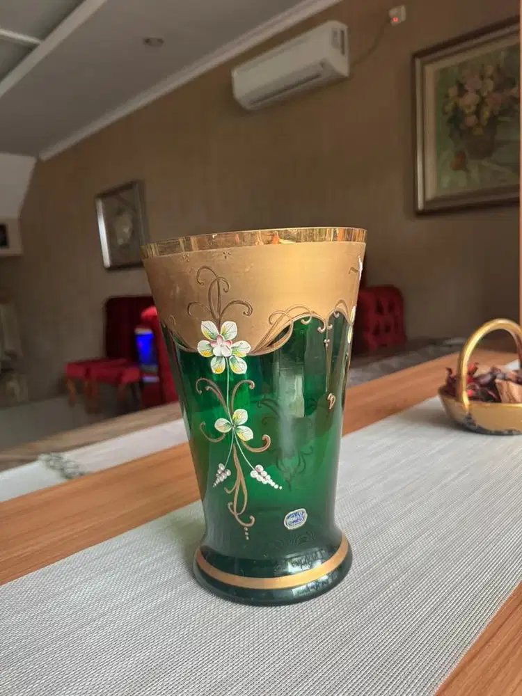 Dijual vas bohemia seri hijau