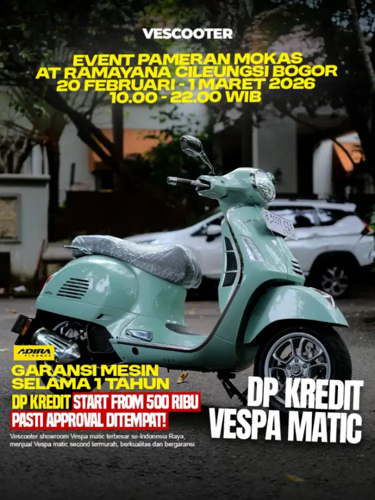 PIAGGIO VESPA GTS 150 IGET ABS 4V FACELIFT KEYLESS 2025 BISA KREDIT