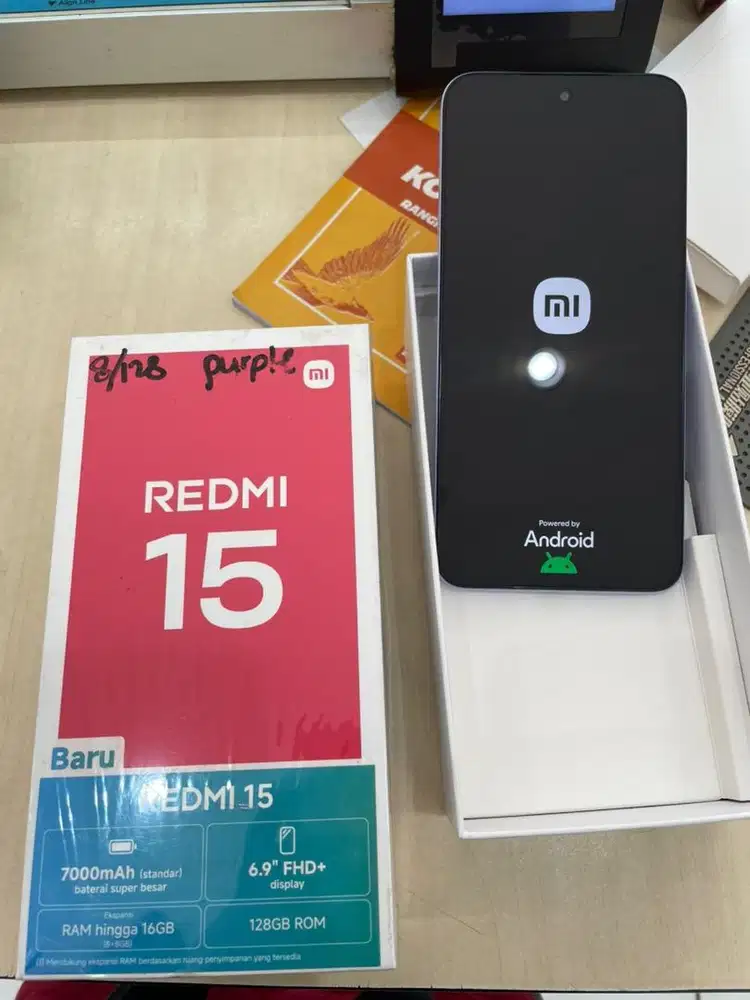 Redmi 15 batrei besar 7000mah
