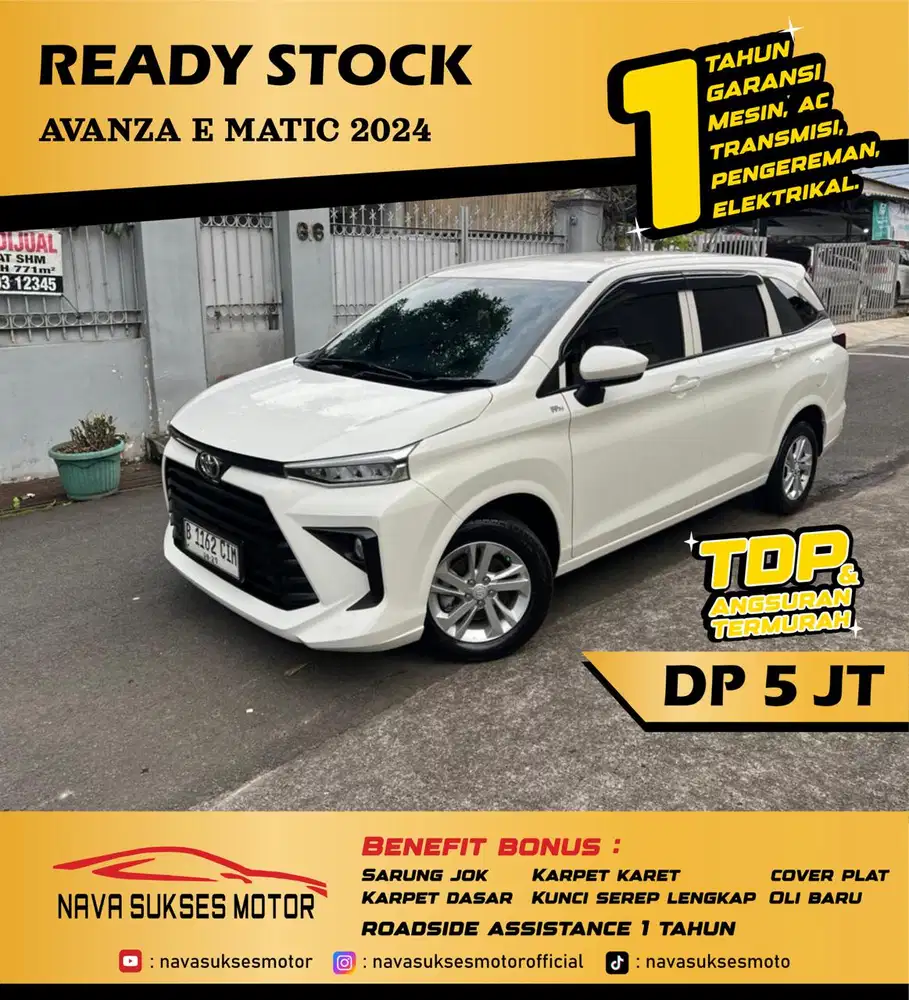 TDP 5 JUTA - AVANZA E MATIC 2024