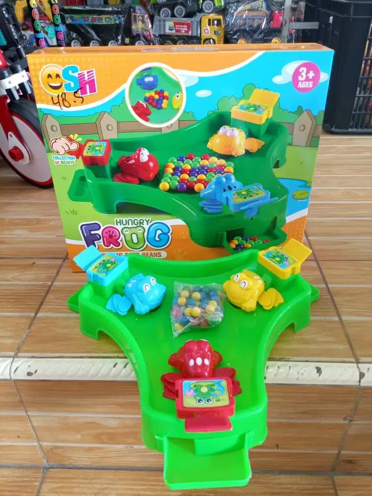 mainan anakk hungry frog 3 set
