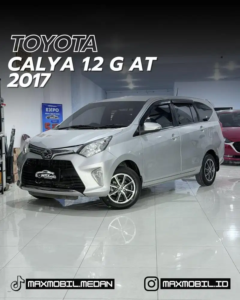 [ODO 51RB‼️] TOYOTA CALYA 1.2 G AT 2017 pemakaian 2018