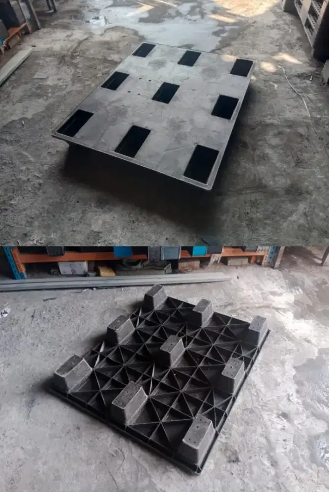Pallet plastik second siap distribusi