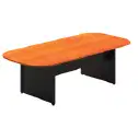 Meja Meeting Oval Finishing melamine