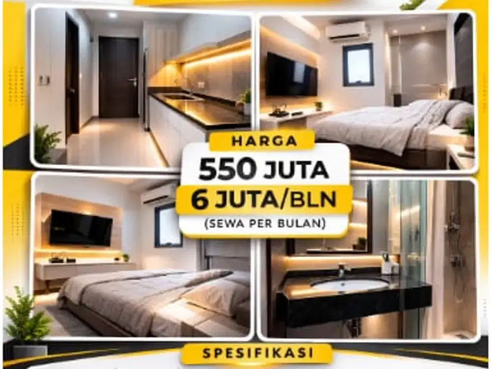 Dijual Apartemen Siap Huni Full Perabot Kahyangan Solo Baru