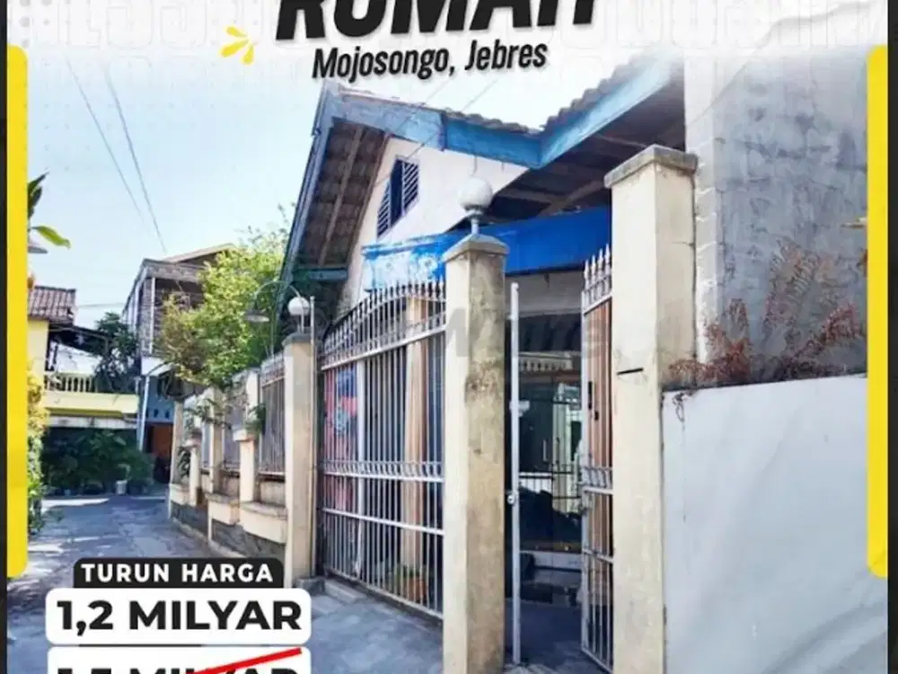 Rumah Halaman Luas (300m²) di Lokasi Strategis Jl. Jaya Wijaya, Mojosongo, Jebres