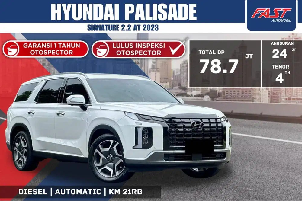HYUNDAI PALISADE 2.2D SIGNATURE 4×4 AWD FACELIFT DIESEL AT 2023KM.21RB