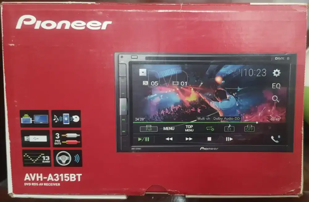 Jual AuDIO PIONEER AVH A315BT ( FULL SET 90%)