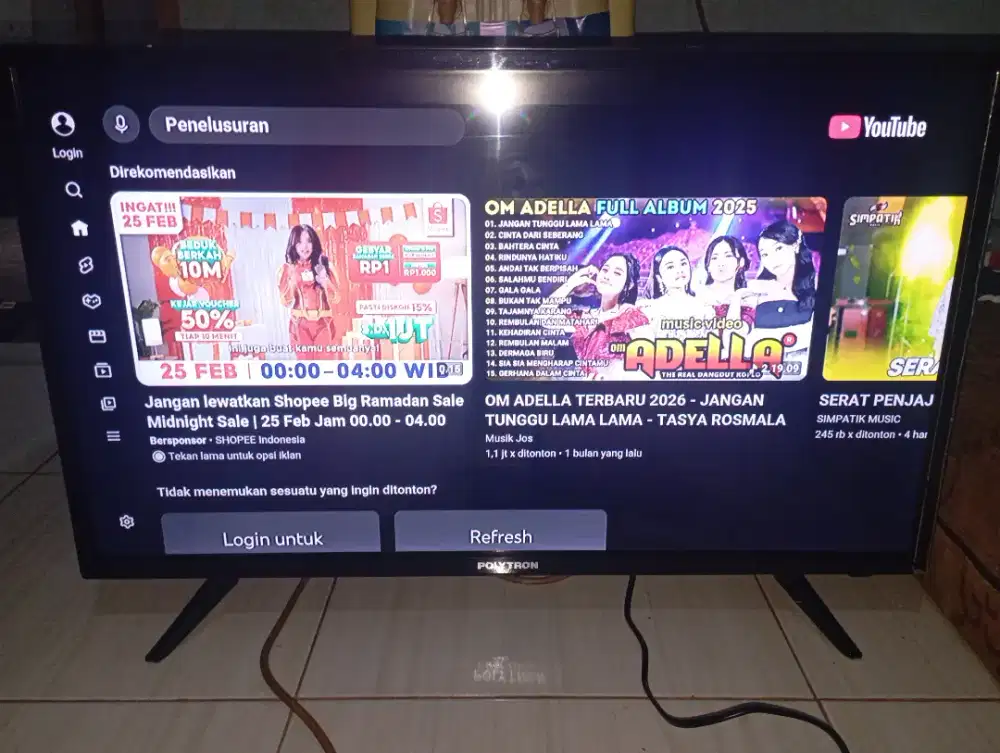 tv led polytron 32 smart