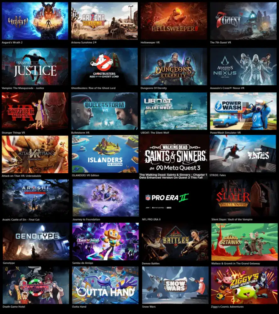 Oculus Meta Quest Games