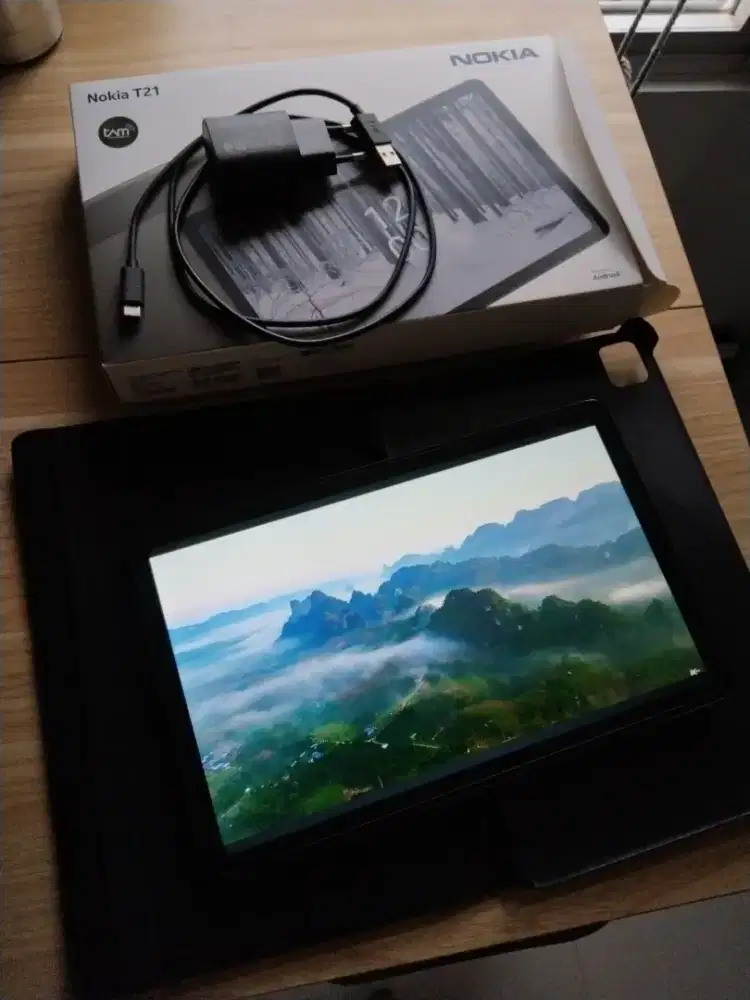 Tablet Nokia T21 4/64 fullset mulus jarang pakai