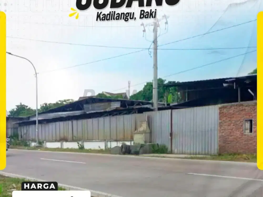 Disewakan Gudang Skala Menengah Ekstra Luas dengan Akses Kontainer di Baki