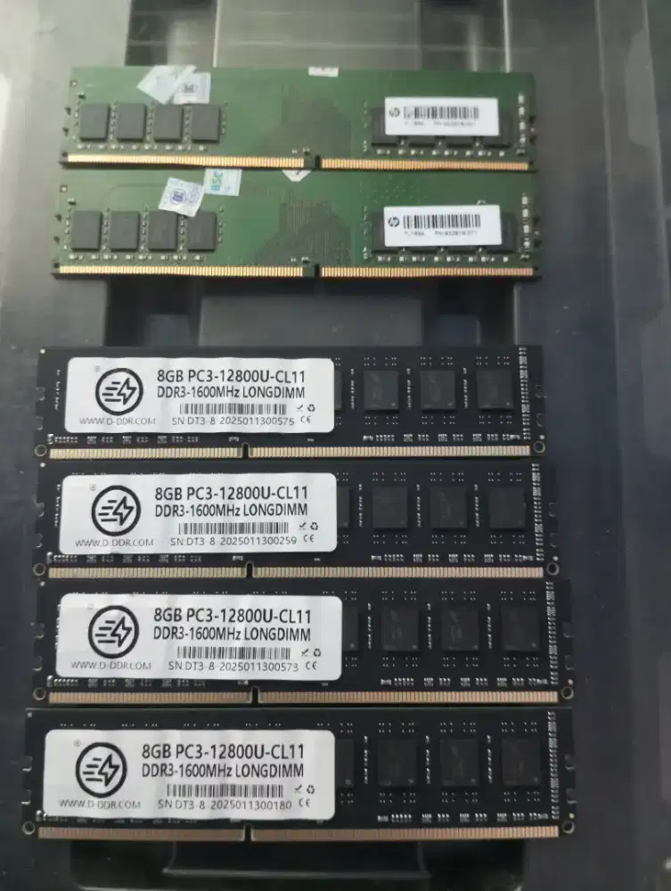 Ram pc 8gb ddr3/ddr4