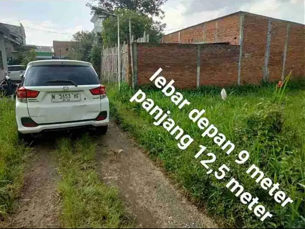 Dijual murah kapling siap bangun depan belakang ada jalan