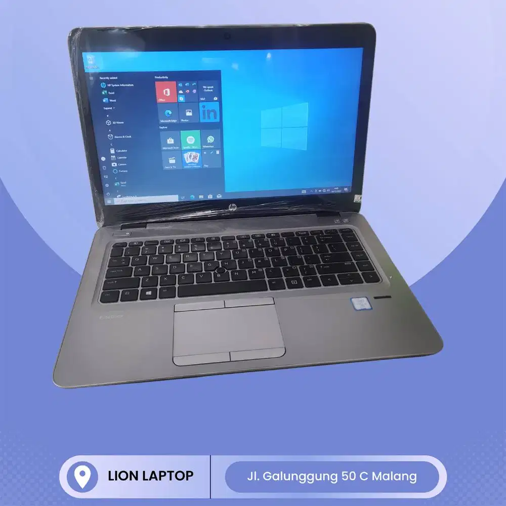 Core i5 RAM 8GB Murah SSD 258GB HP Elitebook 840 G3 [21|02]