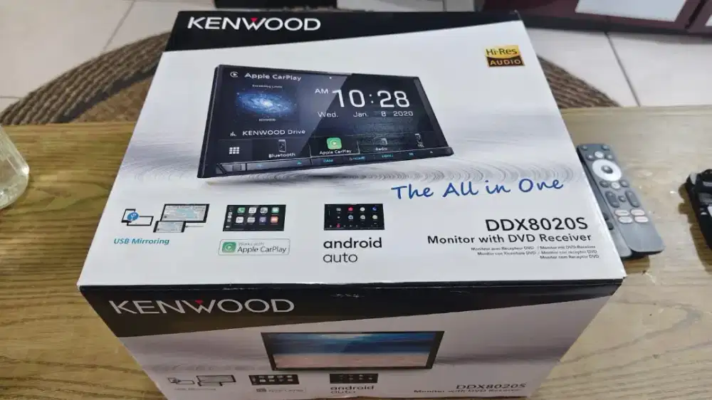 HEADUNIT KENWOOD DDX 8020 S ANDROID HD LED BT APPLECARPlay CANGGIH NEW