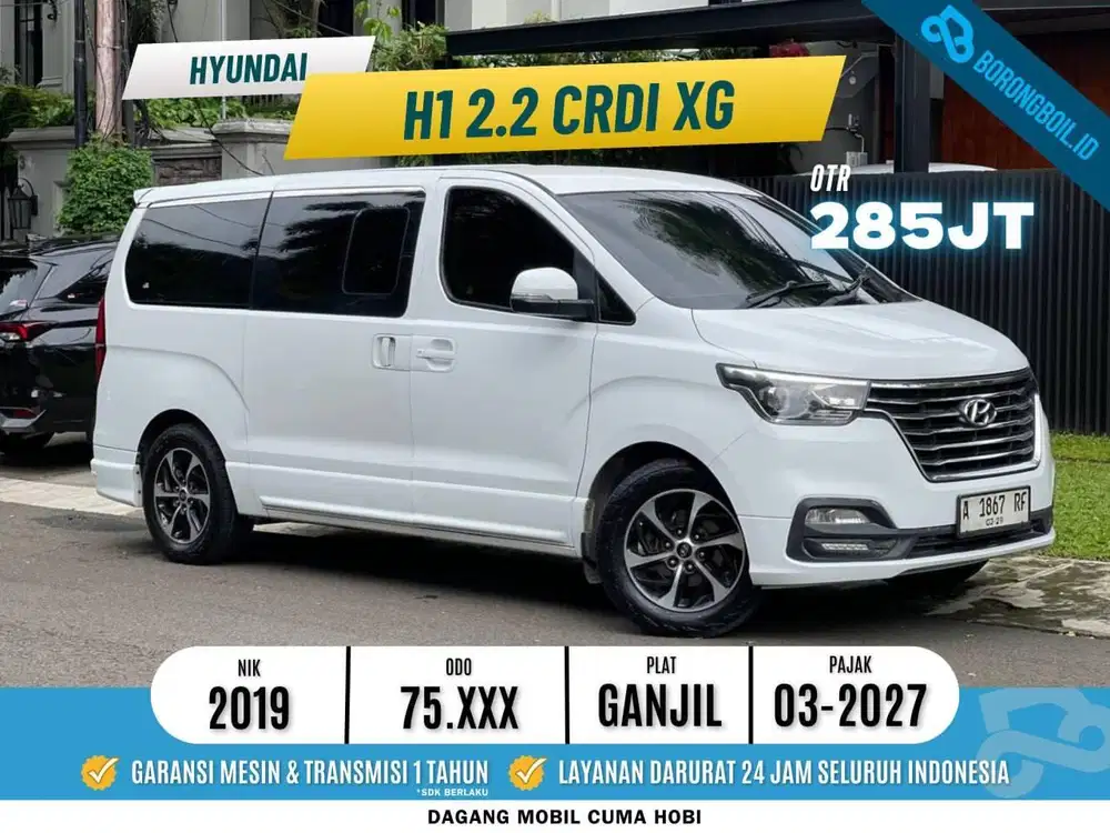 TERMURAH!!H-1 XG CRDI DIESEL AT 2019 PUTIH FAVORIT