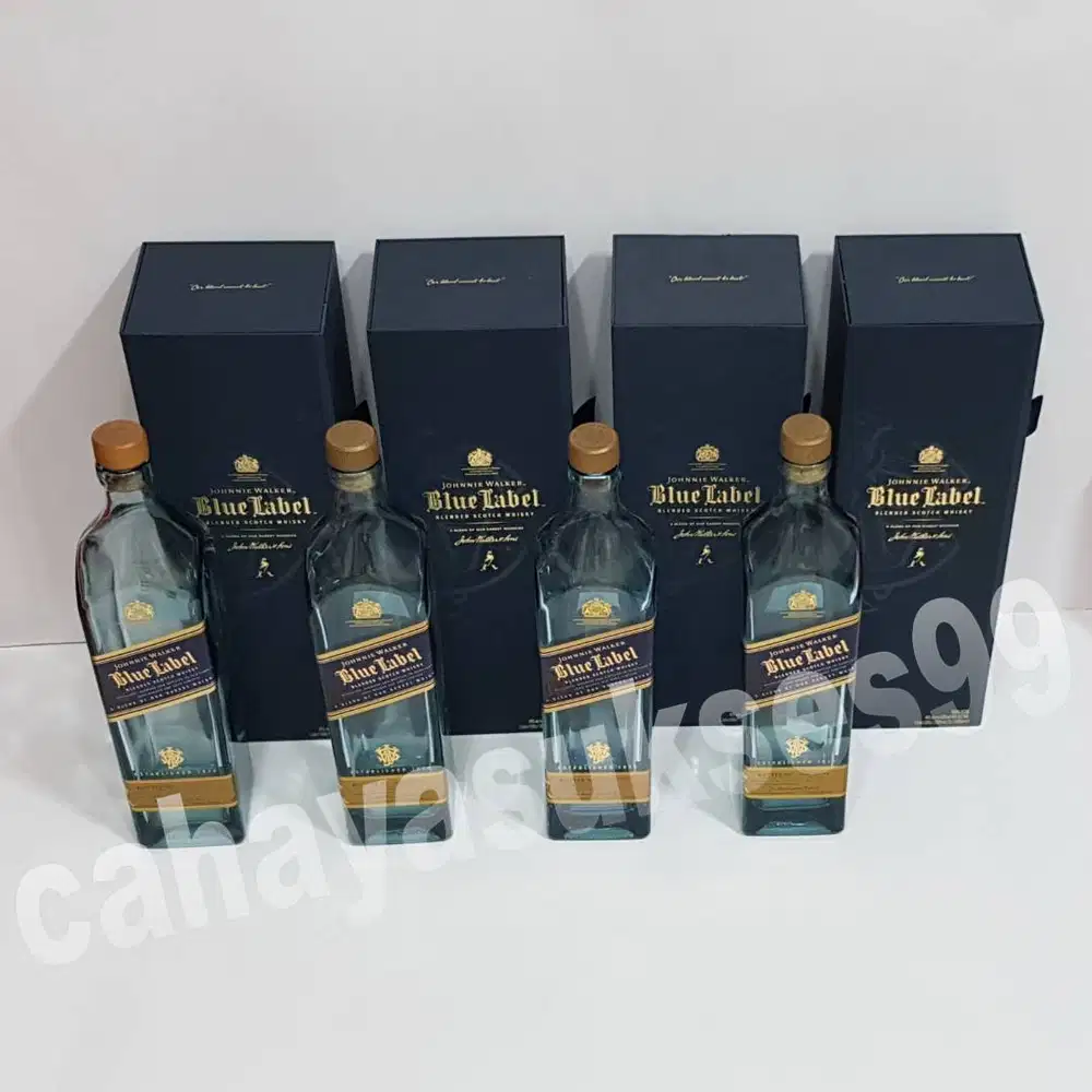 Botol Kosong Sijoni Label Biru Koleksi Pajangan Antik Dekorasi Kamar