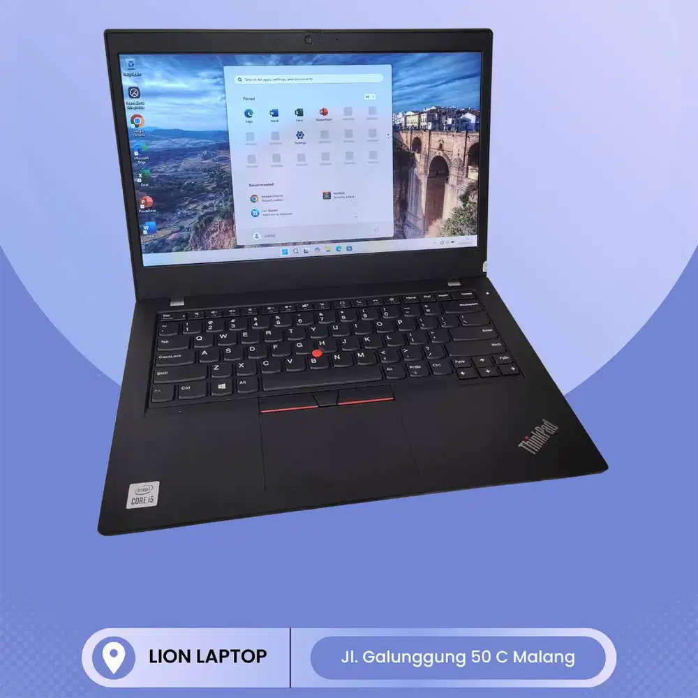 i5 Gen 10 Murah RAM 8GB SSD 256GB Lenovo Thinkpad L14 [21|02]