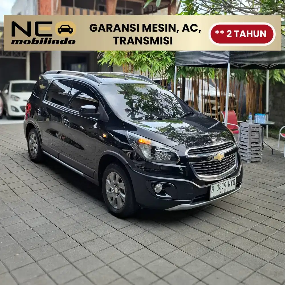 [ Garansi Mesin Matic ] CHEVROLET SPIN ACTIV 1.5 AT 2015 HITAM METALIK