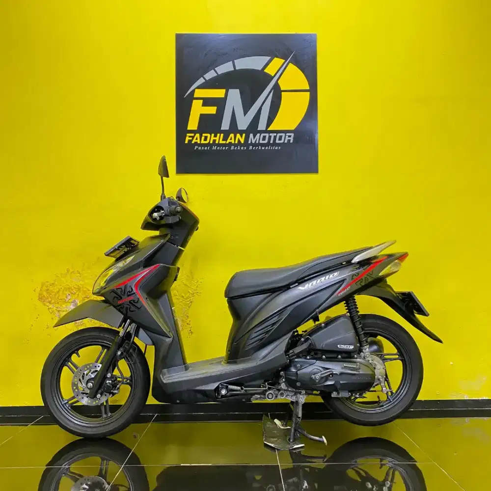Honda Vario 110 Tahun 2017 Hitam pajak on kunci lengkap