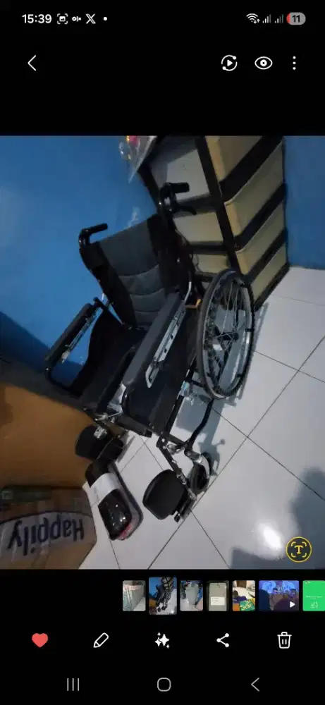 Kursi roda untuk 3 posisi