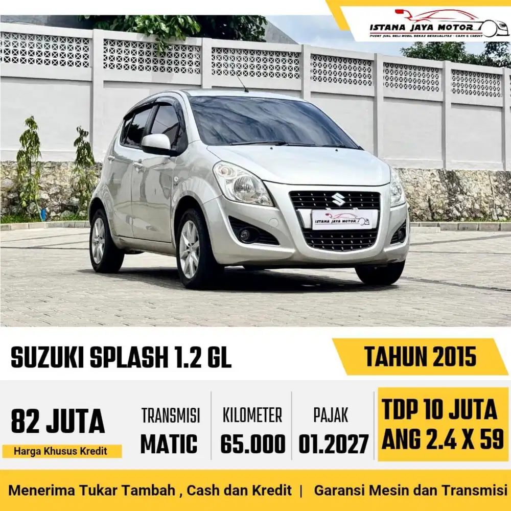 SUZUKI SPLASH GL 1.2 MT 2015