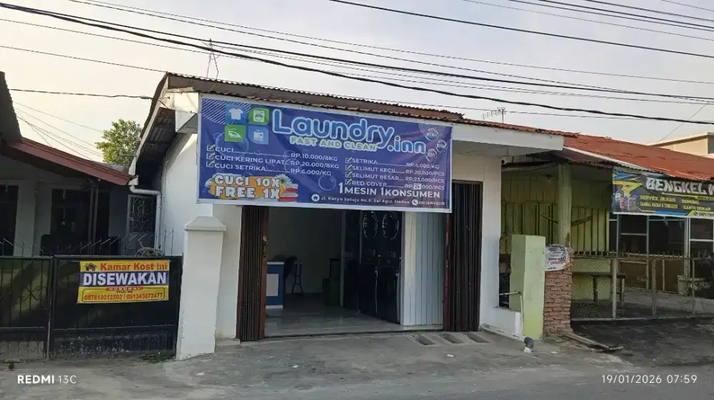 Bekerja di laundry