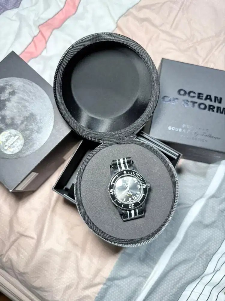 Jam tangan Swatch X Blancpain black